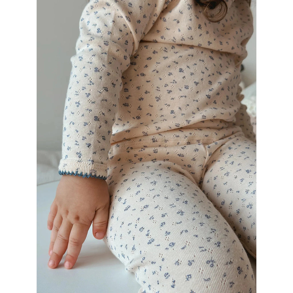 1-6T Kleinkind Baby Mädchen Kleidung Set Sommer 100% Baumwolle Langarm T-Shirt Top Hose Anzug Hauskleidung Stretch 2-teiliges Schlafanzug-Set