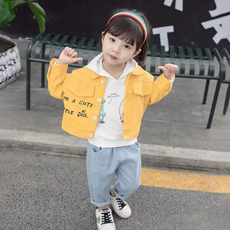 Conjunto de ropa para bebés y niñas pequeñas, primavera, otoño, pana, dibujos animados, conjuntos de ropa para niños, chaquetas con capucha y pantalones, traje para niños de 0 a 5 años