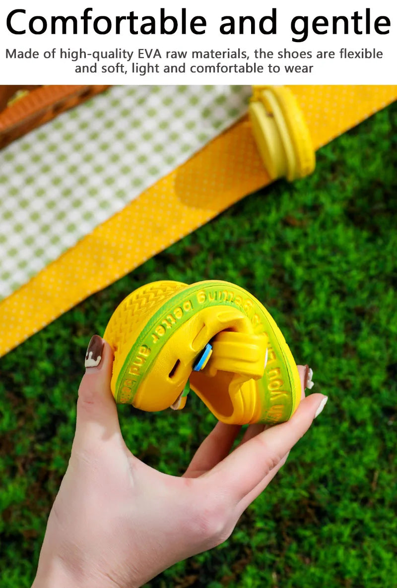 Summer Baby Shoes Sandals Cartoon Design Mules for Girls And Boys Infant Garden Shoes New Products for Children