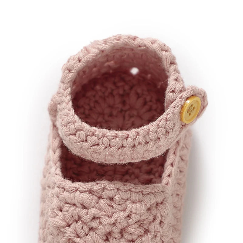Baby Shoes 100%Cotton Knitted Newborn Boy Girl First Boots Fashion Solid Infant Footwear 0-18M Breathable Cute Shallow Seasonal