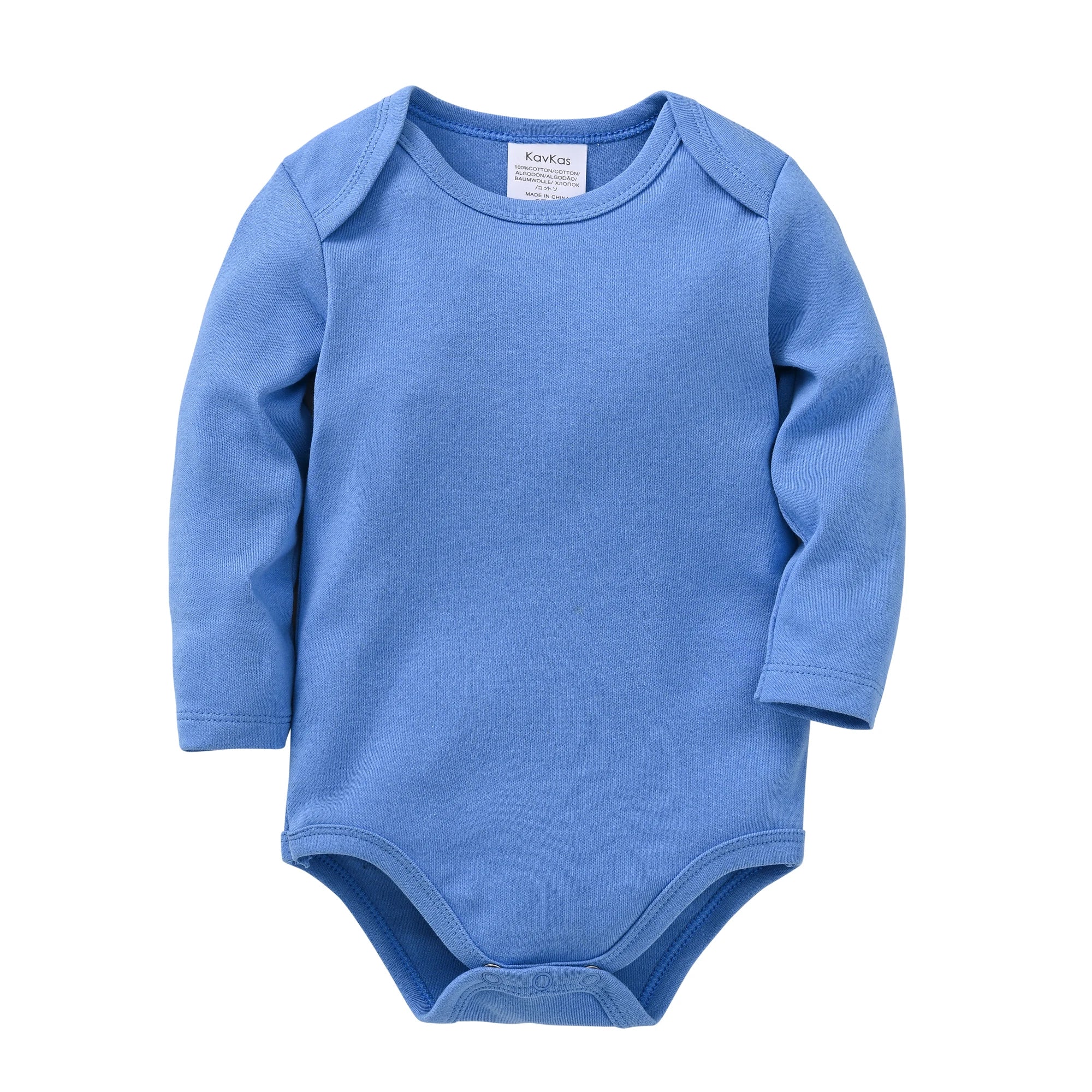 1/3/4/6 Pcs KAVKAS Baby Clothing Rompers Boys 100% Cotton Plain Bodysuit Girls Blank Muslin Jumpsuit 0-24 Months