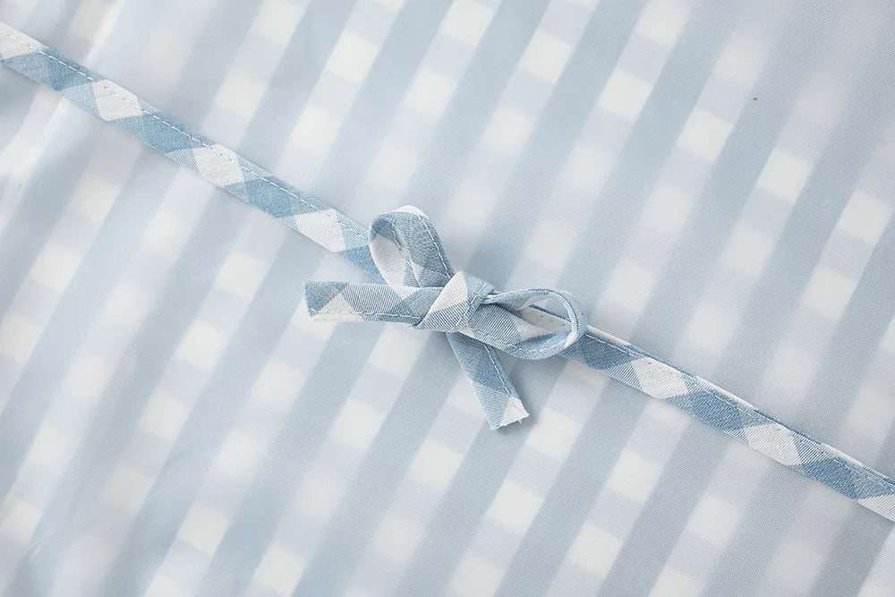 Peto de comida de verano para bebés, petos impermeables para niños y niñas, ropa de niños, delantal sin necesidad de lavar, petos de algodón a cuadros sin mangas
