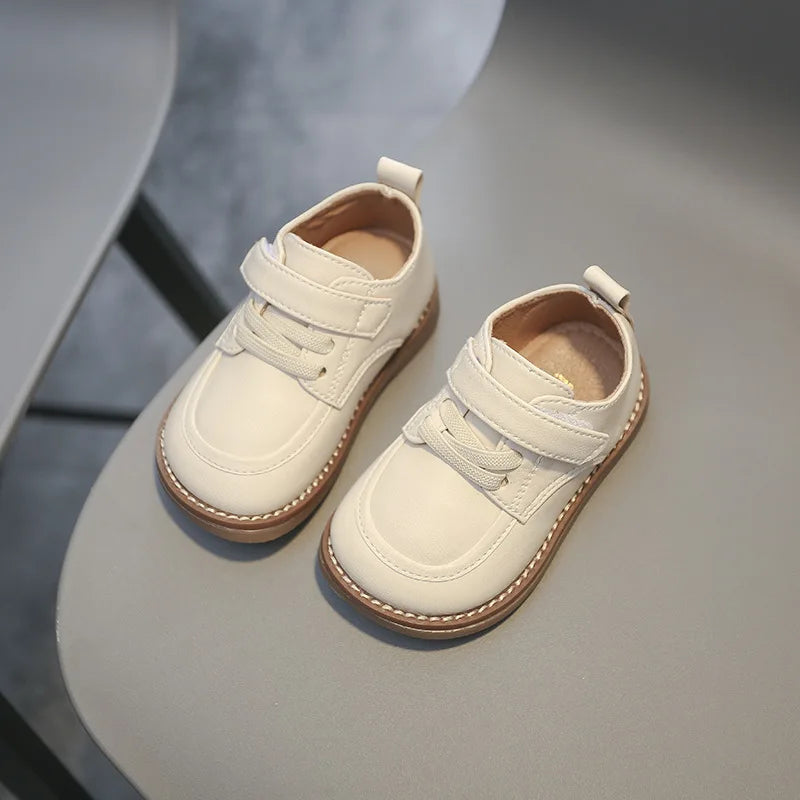 Baby Boys Leather Shoes Spring Autumn Kids Casual Shoes Comfortable British Style Children Birthday Party Shoes Size 15-30