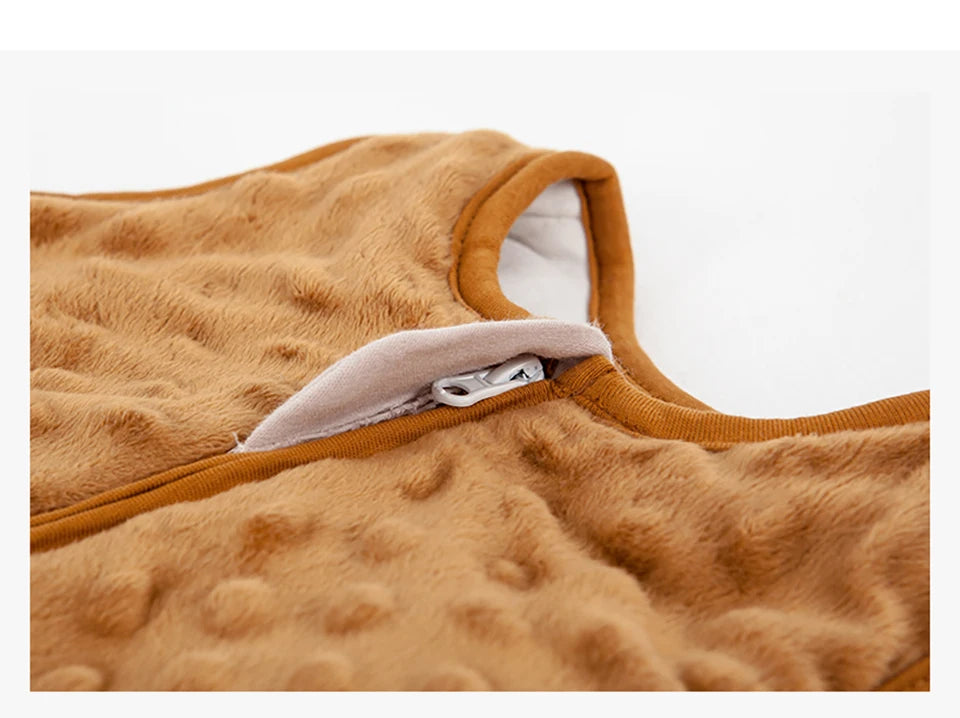 Saco de dormir para bebé de 3 a 24 meses, manta tipo saco de dormir de otoño, 1.5 Tog, tacto suave, estampado de estrellas de mar y conchas, estilo chaleco