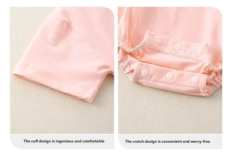 Ropa de verano para bebés, 100 % algodón, ropa fina de manga corta para el verano, ropa para gatear, ropa para niños