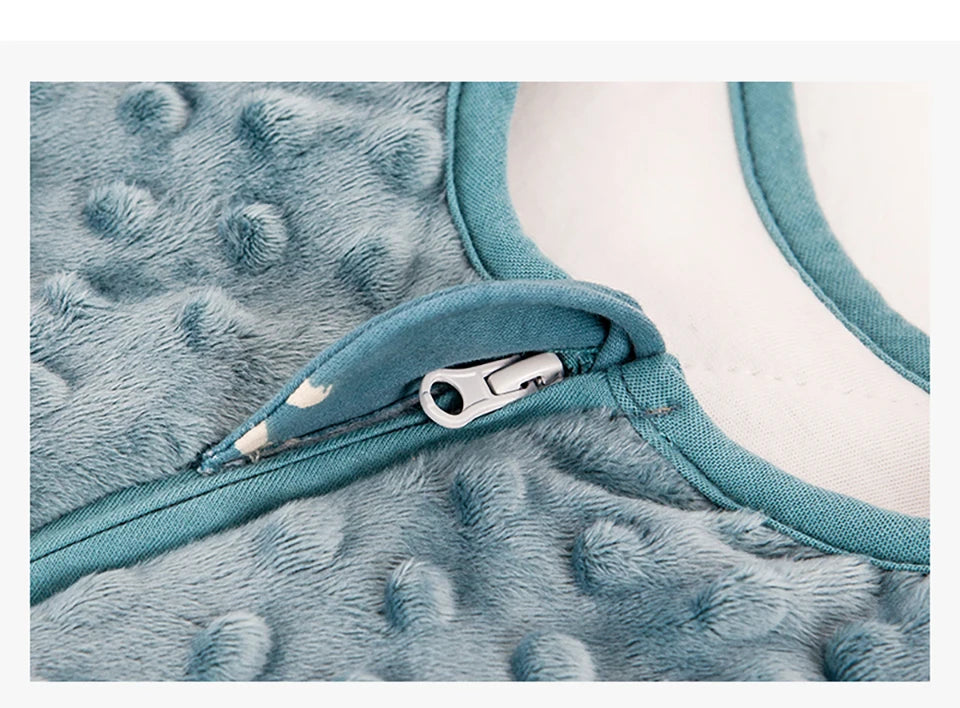 Saco de dormir para bebé de 3 a 24 meses, manta tipo saco de dormir de otoño, 1.5 Tog, tacto suave, estampado de estrellas de mar y conchas, estilo chaleco