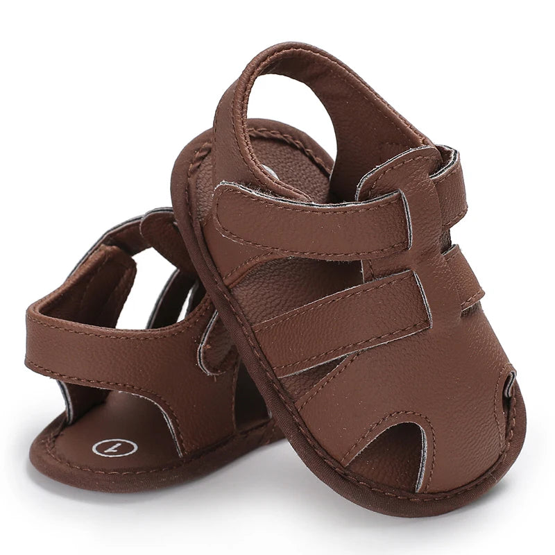 0-18M Baby Walking Sandals Breathable Soft Sole Shoes Newborn Boys Girls Summer First Walkers Infant Toddler Beach Casual