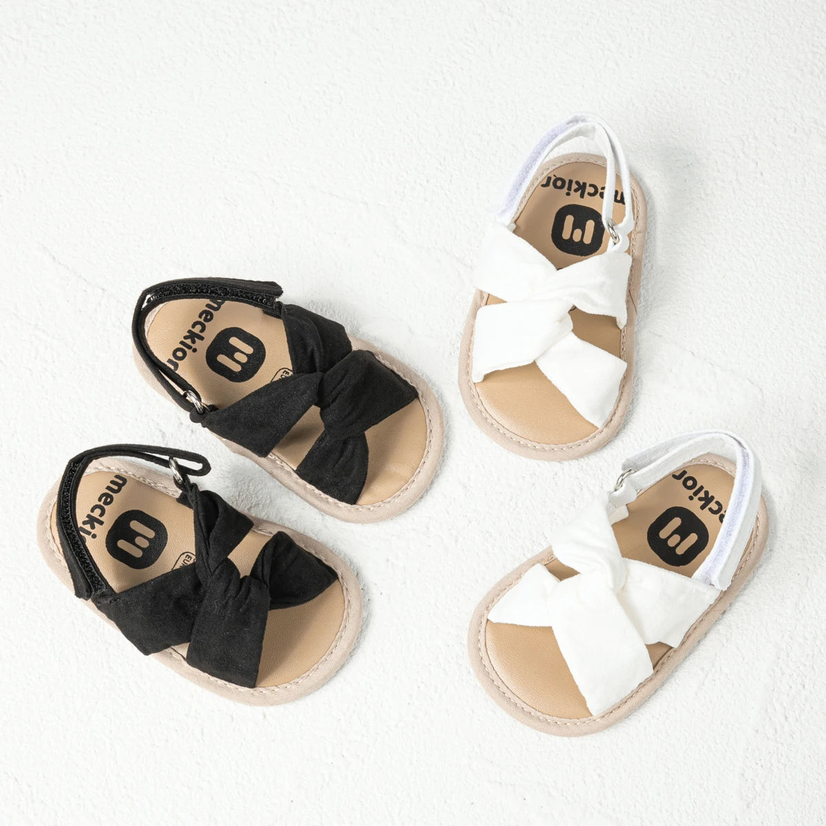 KIDSUN Baby Girl Boy Sandals Newborn Toddler First Walkers Shoes Summer Butterfly Beach Flat Sandals 5 Colors