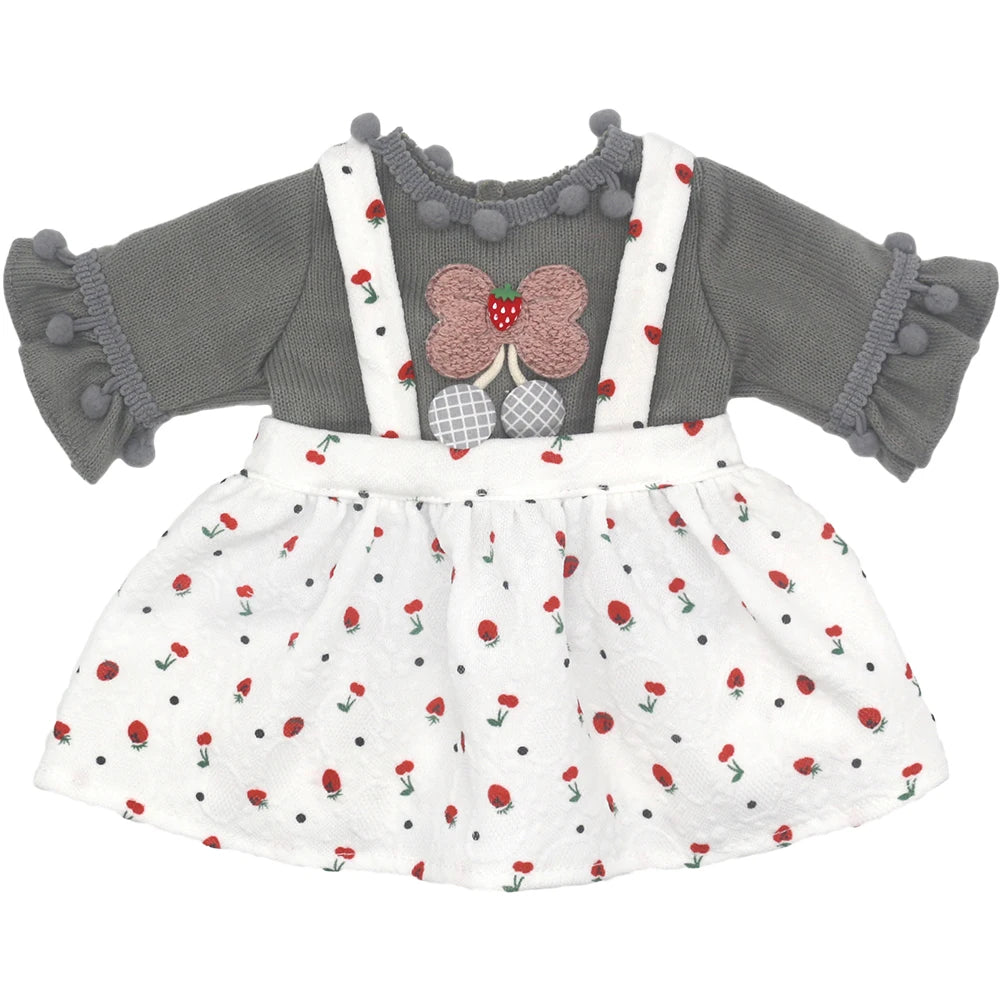 Baby Born Doll Outfits For 13-18 Inch Newborn Doll Cute Jumpers Rompers Suit+Shoes Doll Accessories Festival Birthday Gift