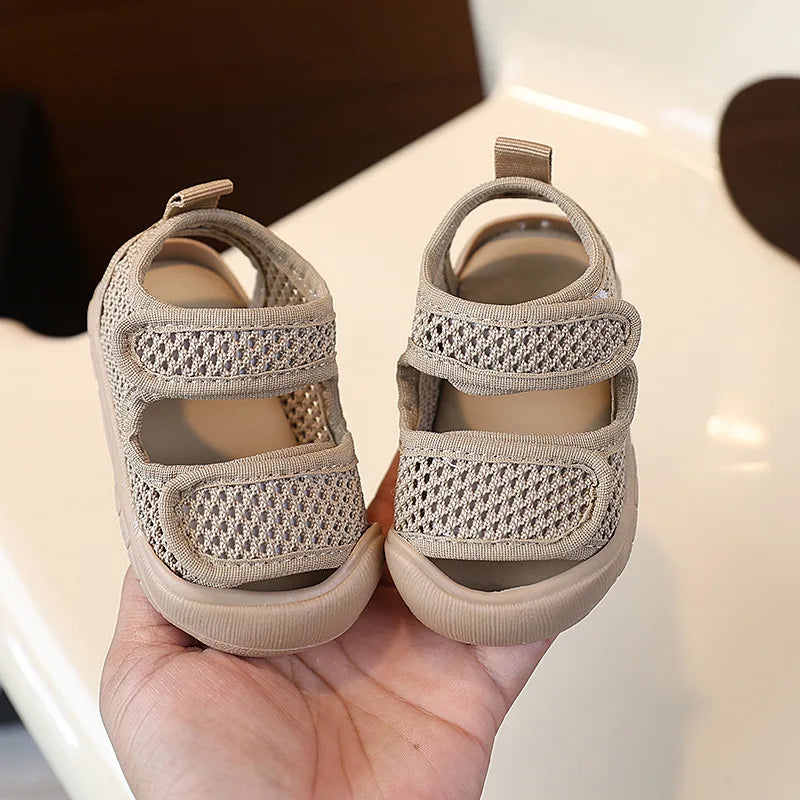 0-3 Years Baby Sandals Soft Summer Shoes Infant Outwear First Walkers Little Toddler Boys Girls Open-toed Sandals For Baby