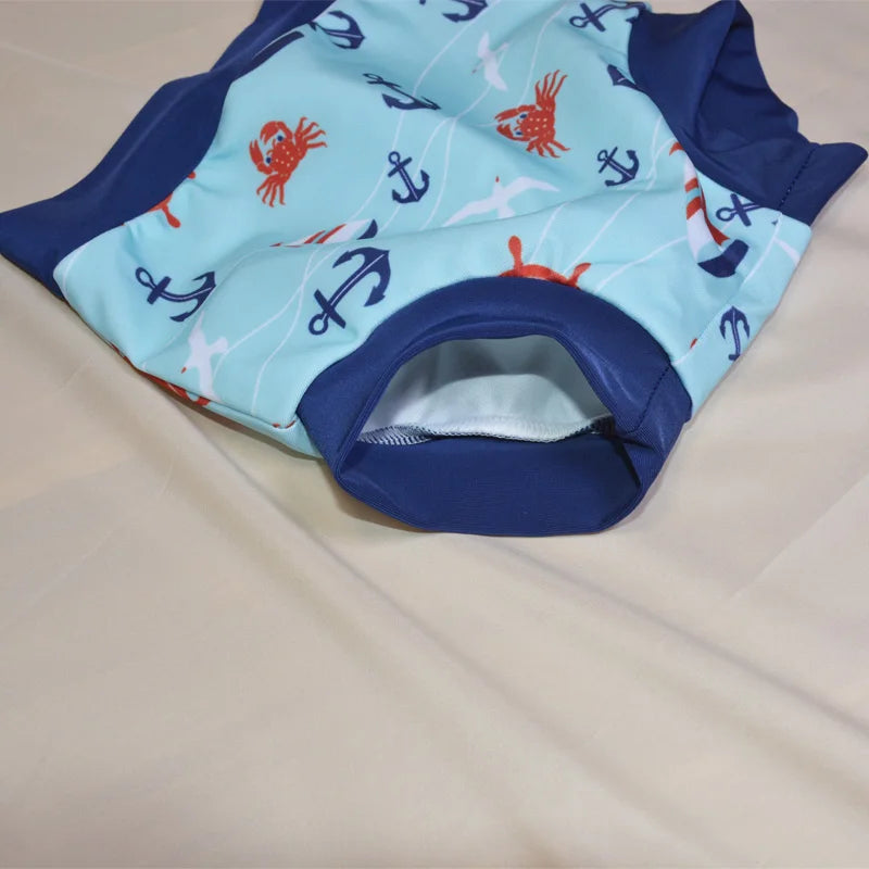 Eezkoala  Swimming Diaper Newborn Baby High Waist Swim Nappies Washable Baby Swimwear Cloth Diapers