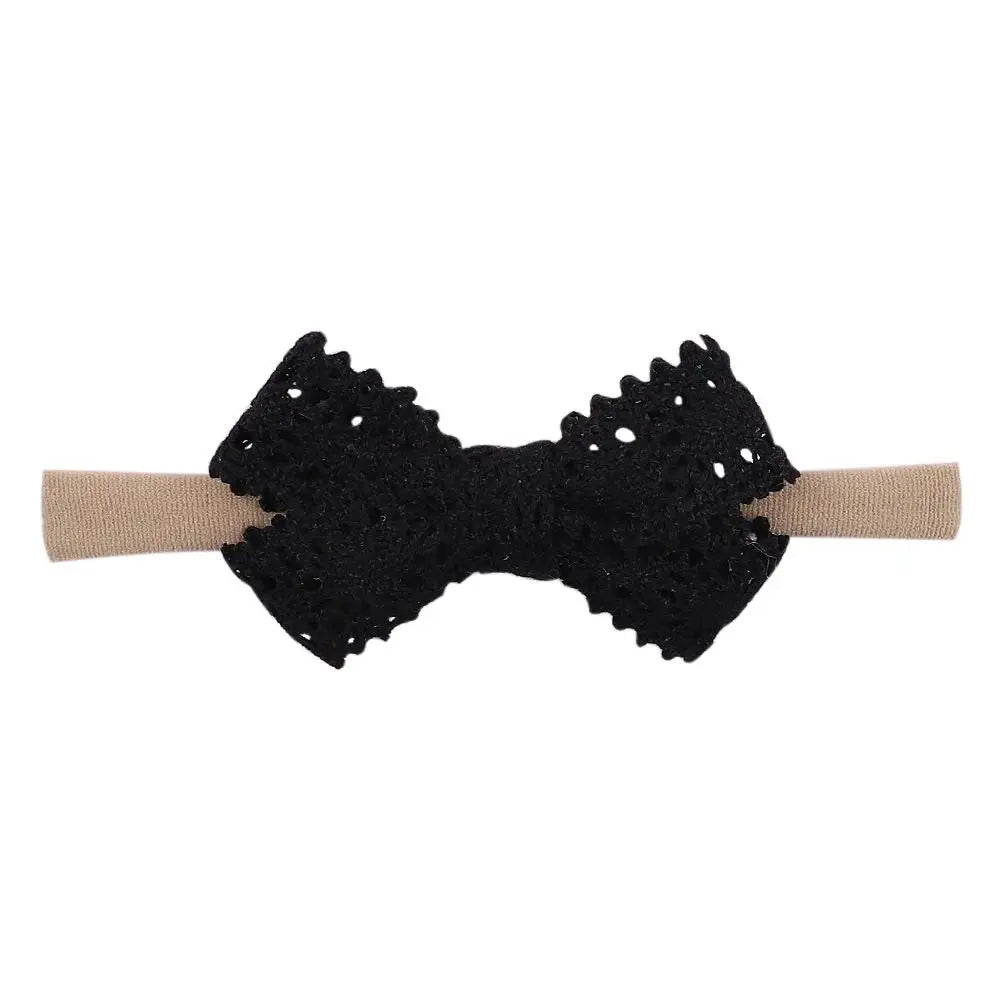 Infant Toddler Newborn Elastic Headwear Kids Nylon Soft Hairbands Baby Headband Hair Band Bow Headbands