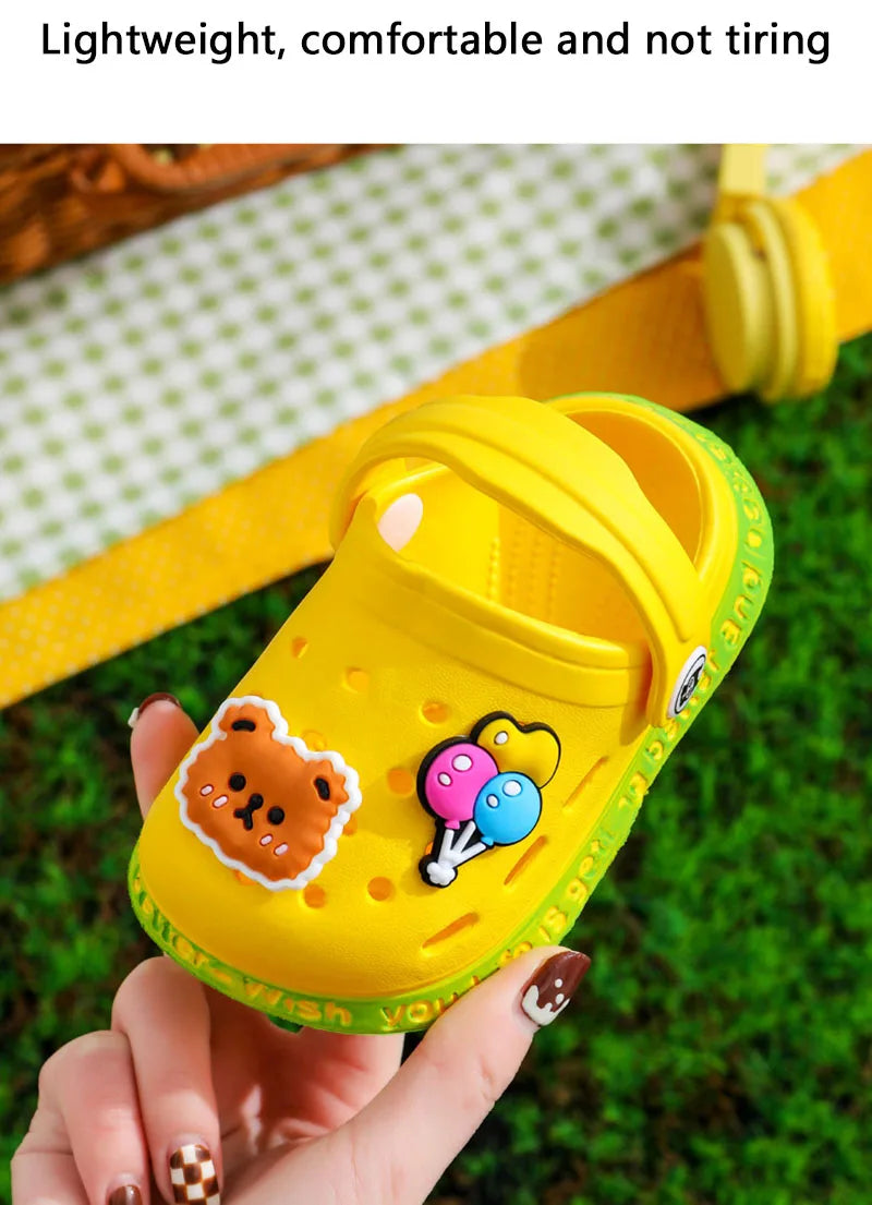 Summer Baby Shoes Sandals Cartoon Design Mules for Girls And Boys Infant Garden Shoes New Products for Children