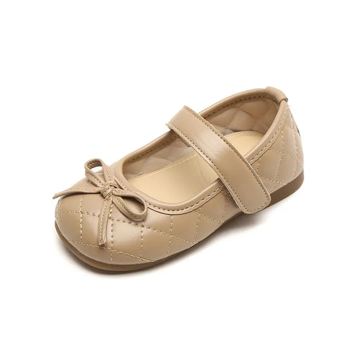 Baby Girls Leather Shoes for Boys Girls Fashion Princess Classic Toddlers Medium Kids Flats with Bow-knot Size 21-30 Sweet Chic