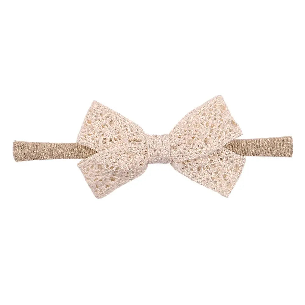 Infant Toddler Newborn Elastic Headwear Kids Nylon Soft Hairbands Baby Headband Hair Band Bow Headbands
