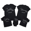 New Daddy Mommy Brother Sister Baby 2026 Family Matching Outfits Father Daughter Son Clothes Look T-shirt Dad and Me Baby Shirts