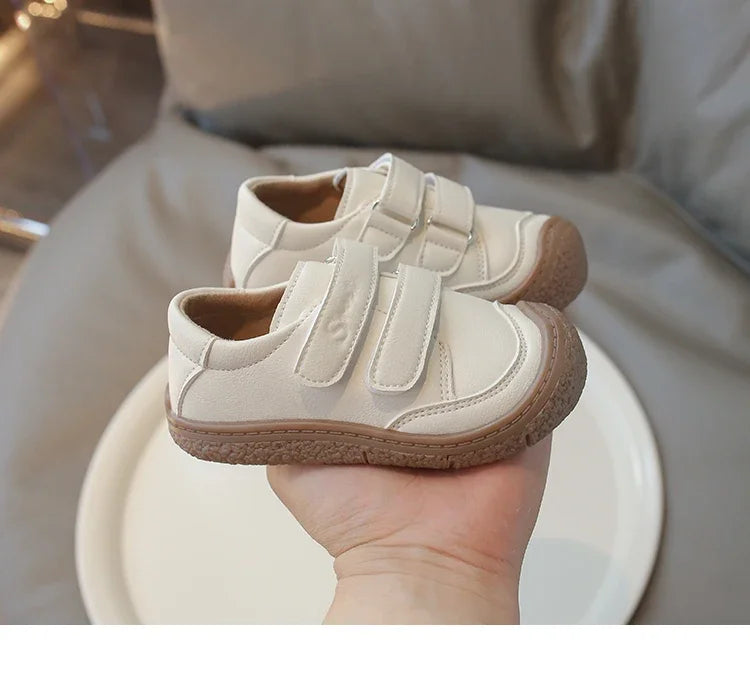 0-5 Years New Baby Shoes Microfiber Leather Toddler Boys Barefoot Shoe Star Soft Sole Girls Outdoor Tennis Fashion Kids Sneakers