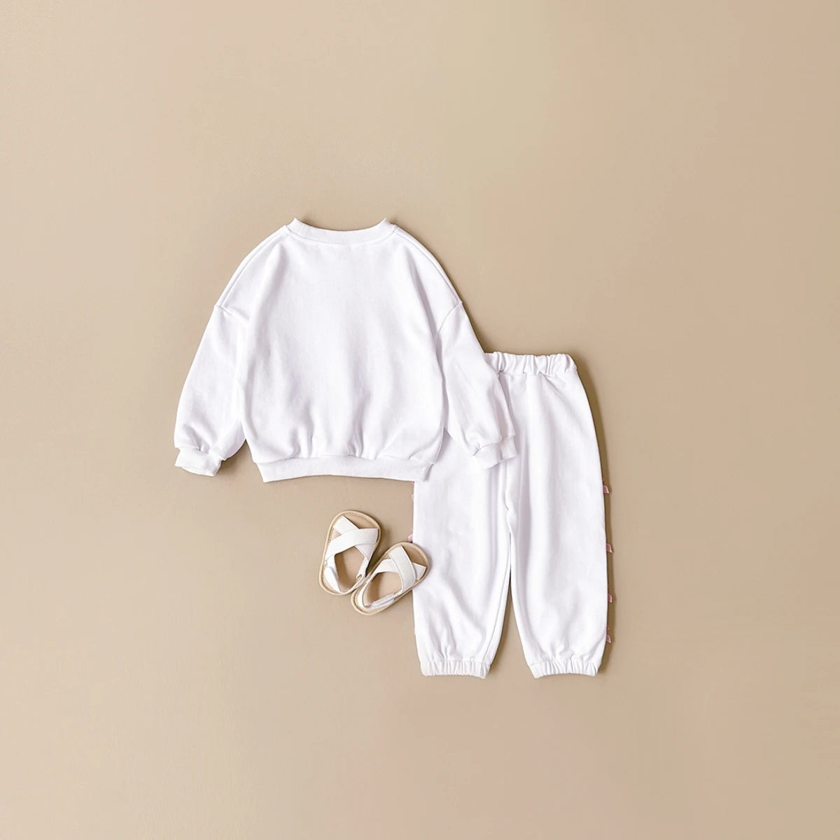 Baby Girl Clothes Toddler Sets Cotton Love Sweatshirt Long Sleeve Top+Bow Pants Spring Newborn Kids Clothing Infant Outfit Suits