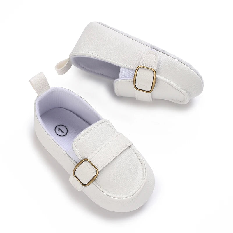 Spring and Autumn British Style Loafers For Babies Aged 0-12 Months Comfortable and Non Slip Walking Shoes