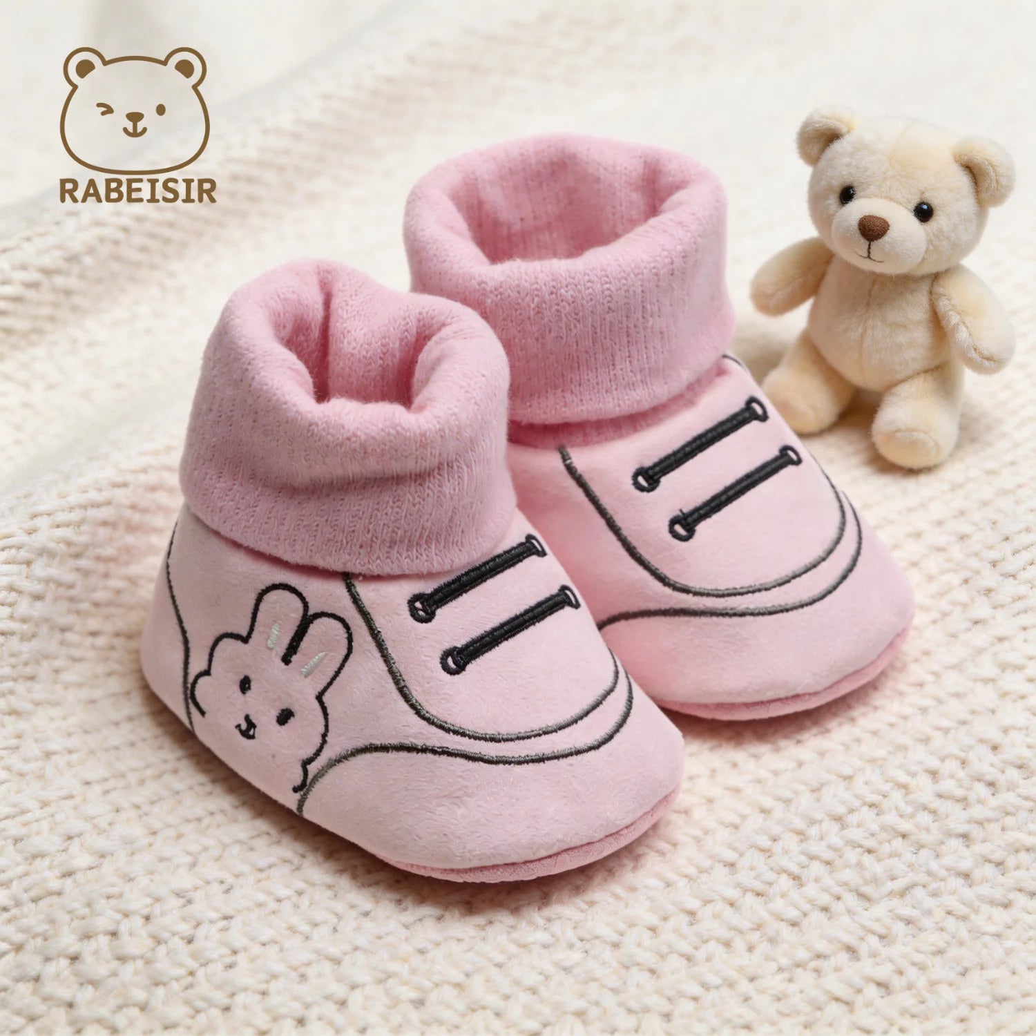 Baby Shoes and Foot Covers for Newborns to Protect Their Feet While Sleeping, Suitable for 0-18 Months, Spring and Autumn Models, Warm