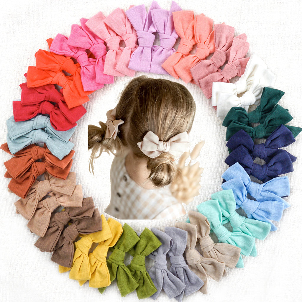 20 piezas de lazos para el pelo de bebé, clips para el pelo, accesorios para bebés, infantes, niños pequeños