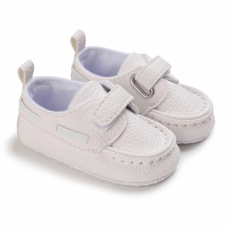 Baby Boy Vintage Leather Shoes 0-18M Multicolor Cuff First Walker Soft Sole Comfortable Spring Autumn Newborn