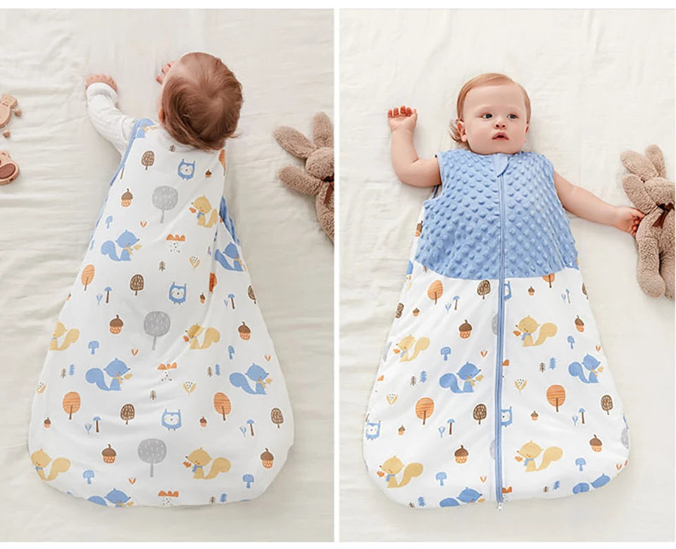 Saco de dormir para bebé de 3 a 24 meses, manta tipo saco de dormir de otoño, 1.5 Tog, tacto suave, estampado de estrellas de mar y conchas, estilo chaleco