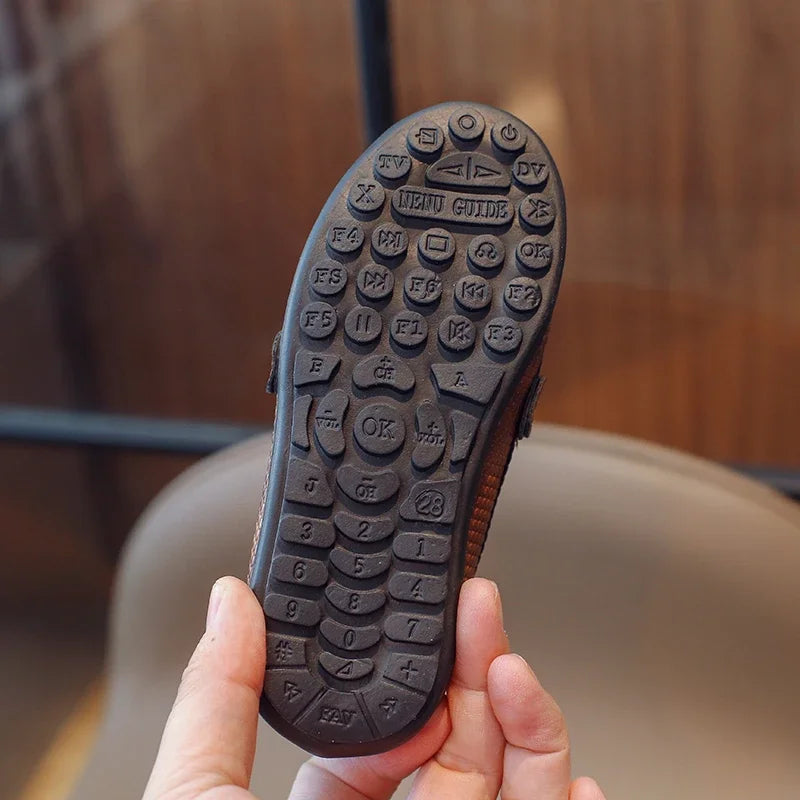Leather Shoes Kids Loafers Casual for Boy Kid Shoe for Girl Soft Soled Shoes Leather Shoe for Kid Girls