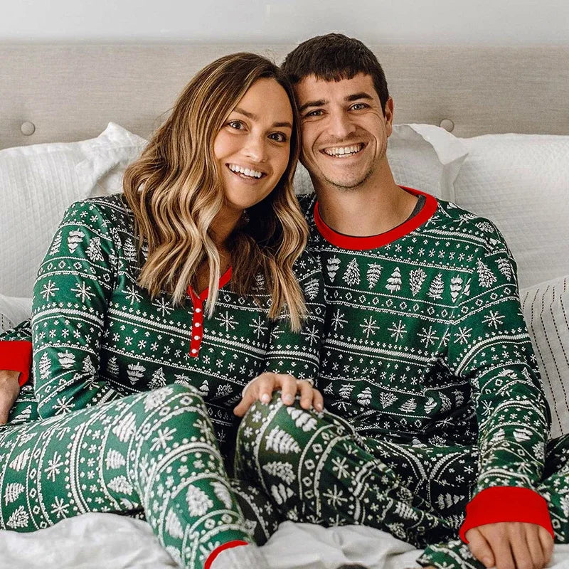 Mother Daughter Father Son Family Look Outfit Baby Girl Rompers Sleepwear Pyjamas 2023 Christmas Family Matching Pajamas