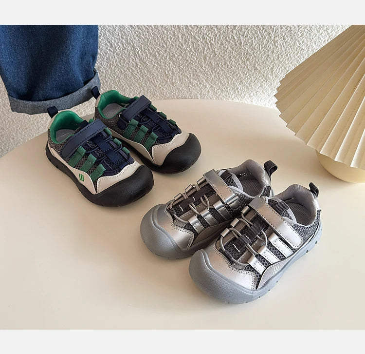 Baby Girls Boys Sandals Summer Infant Toddler Shoes Genuine Leather Soft-soled School Kids Casual Shoes Children Beach Sandals