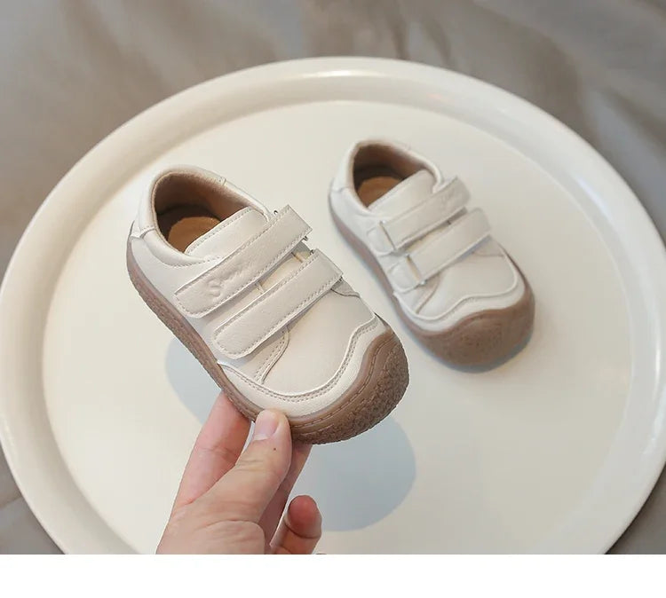 0-5 Years New Baby Shoes Microfiber Leather Toddler Boys Barefoot Shoe Star Soft Sole Girls Outdoor Tennis Fashion Kids Sneakers