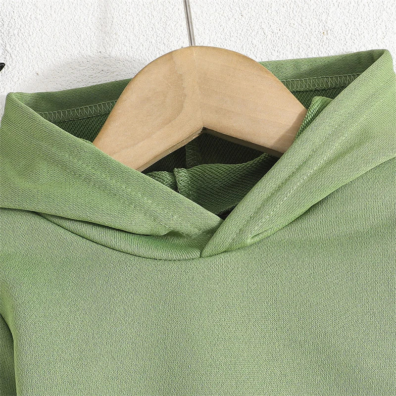 Babykleidung Sets für Jungen Frühling Herbst Freizeit Anzüge Kapuzenjacke Oberteile + Haremshosen 2-teiliges Set Jungen Kinder Trainingsanzug
