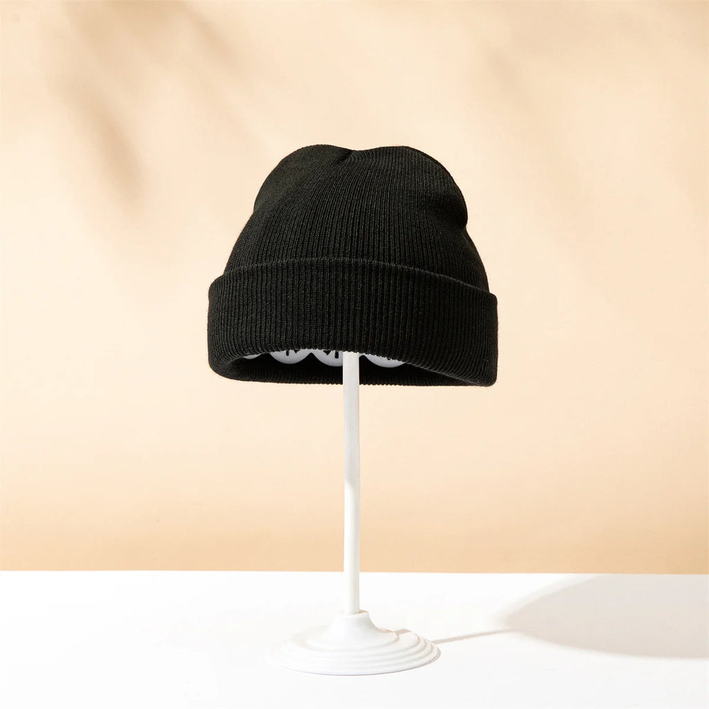1pcs Baby Knitted Hat Autumn Winter Warm Newborn Infant for Boys Girls Soft Comfortable Toddler Kids Bonnet