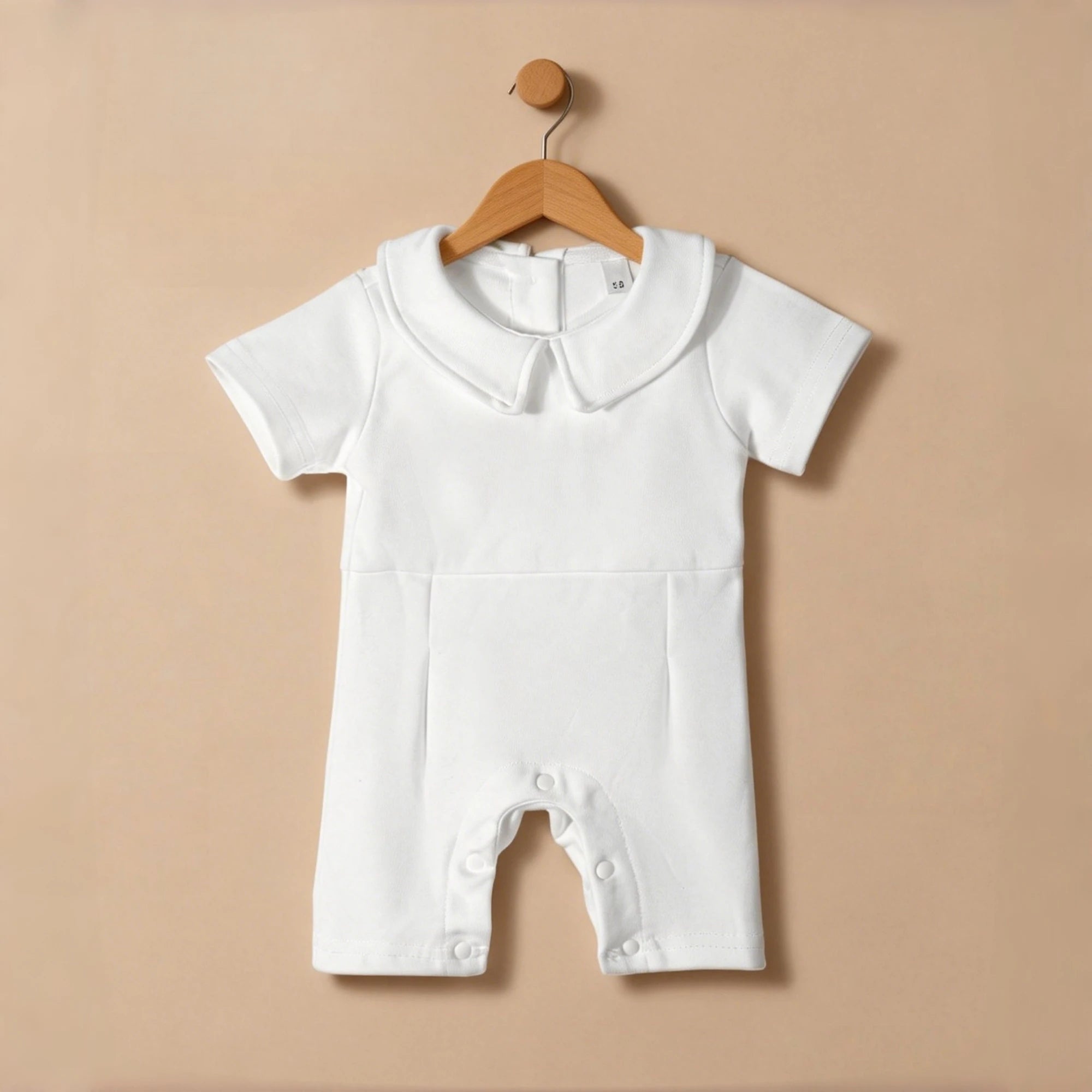 Baptism Clothes for Infant Boys Girls Soft Cotton Bodysuit 3-24 Months Baby First Christening Outfit Summer Toddler Suit