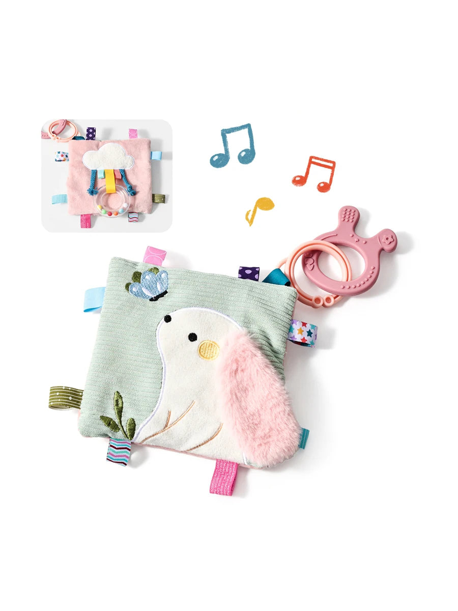 Baby Toy Montessori Rabbit Soothing Towel Toy Is Specially Designed For Babies Featuring A Soft And Cute Rbbit Shape As Its Core