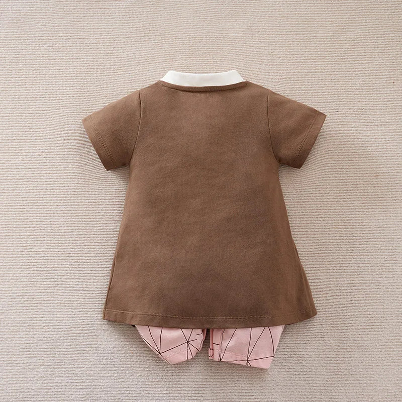 Ropa de rol para bebés, mono de primavera y otoño, ropa personalizada de algodón puro para bebés, niños y niñas
