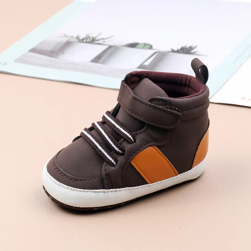 Zapatos de bebé de algodón suave de alta calidad, estilo primavera y otoño, para niños y niñas de 0 a 9 a 18 meses, nueva moda para bebés 2024 BHX3190