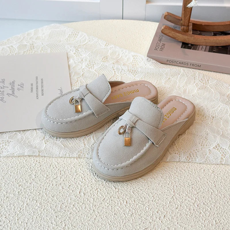 Children Leather Shoes for Girls Boys 2026 Spring Summer New Fashion Korean Style Soft Bottom Anti-slippery Versatile Loafers