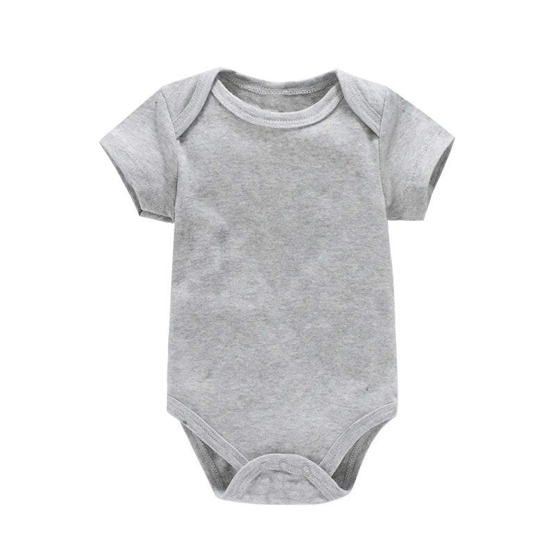 MICHLEY Monos de algodón para bebés, mamelucos de color liso para niños pequeños, ropa de bebé, peleles, disfraz, primavera verano para niñas y niños