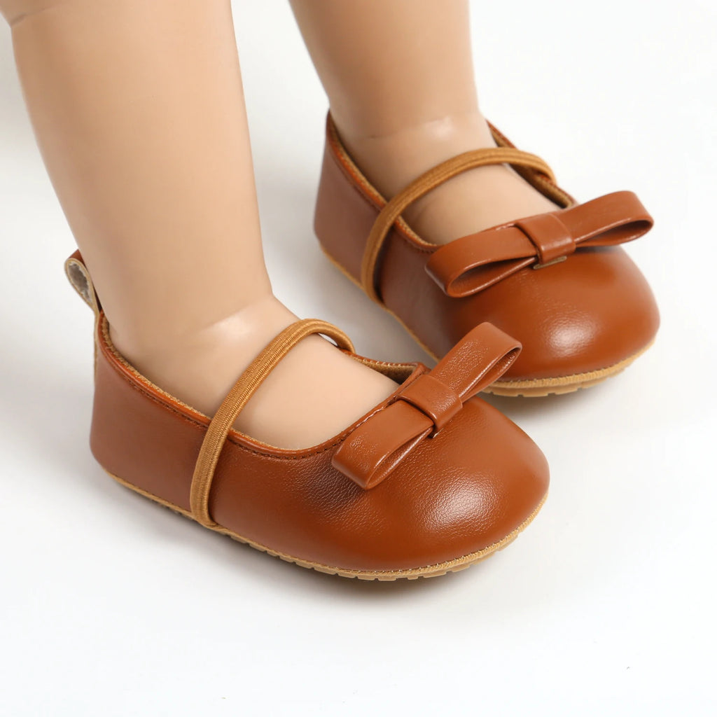 New Baby Shoes Leather Baby Boy Girl Shoes Rubber Sole Anti-slip Multicolor Toddler First Walkers Newborn Crib Toddler Shoes