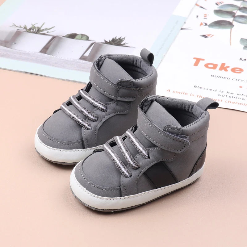 Zapatos de bebé de algodón suave de alta calidad, estilo primavera y otoño, para niños y niñas de 0 a 9 a 18 meses, nueva moda para bebés 2024 BHX3190