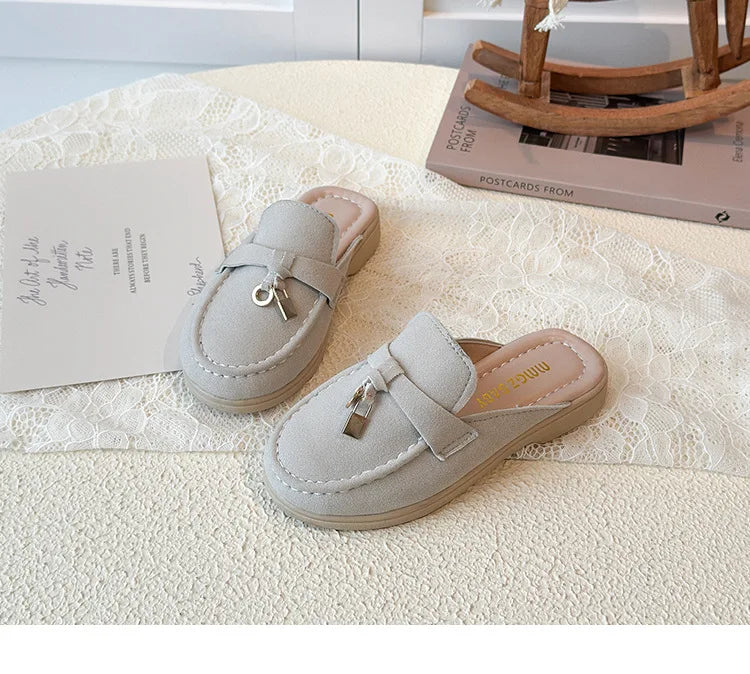 Children Leather Shoes for Girls Boys 2026 Spring Summer New Fashion Korean Style Soft Bottom Anti-slippery Versatile Loafers