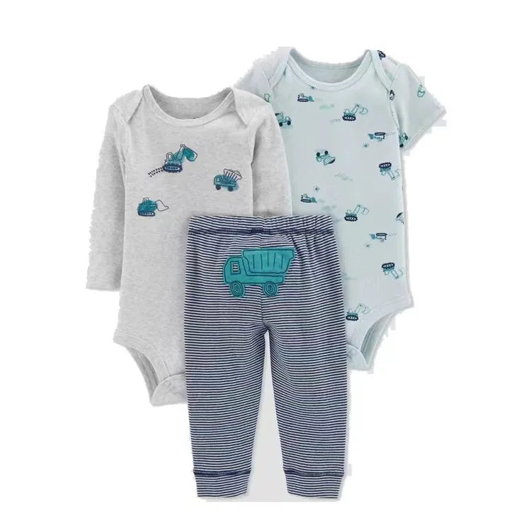 2025 Baby Mädchen Kleidung Herbst Frühling Neugeborenen Outfit Baumwoll-Body Oberteil und Hose Set Kinder Kleinkind Kleidung 6-24M