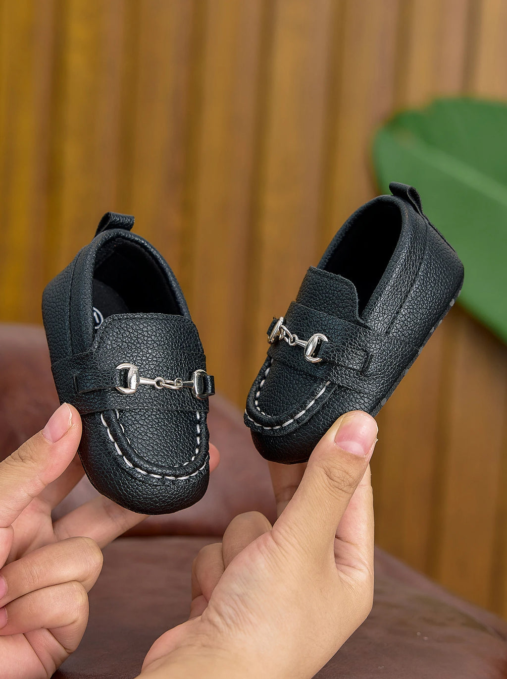 Baby British-Style Loafers, Soft-Soled Pre-Walker Shoes for 0-1 Year Old Babies