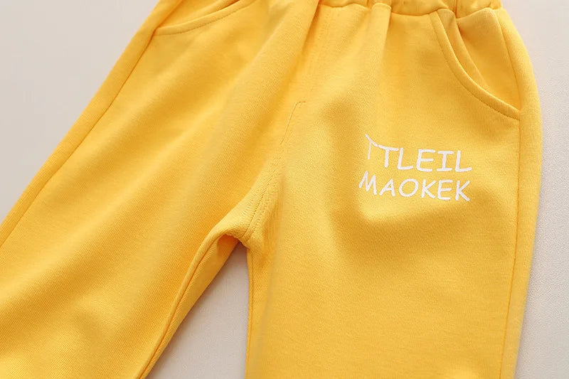 Baby Jungen Kleidung Set Frühling Herbst Sportanzüge für Kinder Cartoon 3D Tasche Sweatshirts Hosen 2tlg. Trainingsanzüge für Jungen Outfits