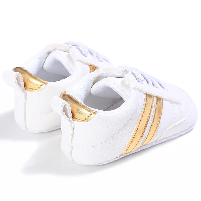Male and Female Baby Sports Shoes 0-1 Year Old Soft Soled Fashionable Casual Walking Shoes For Spring/Summer Babies and Children
