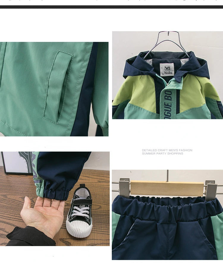Ropa de invierno para niños, conjunto de ropa de bebé estilo coreano, abrigo para bebé, conjuntos de ropa para niños de 2 a 7 años