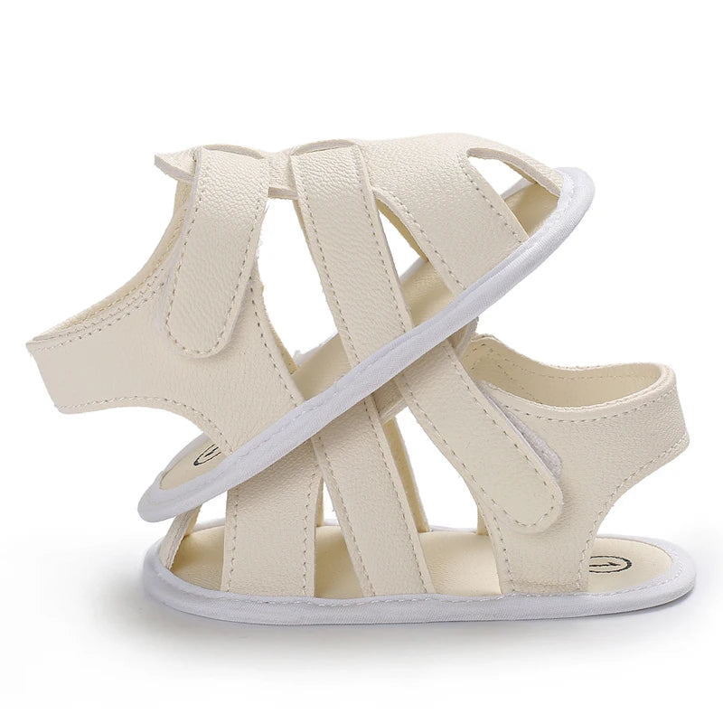 Baby Shoes Summer Collection For Boys Aged 0-1 Including Ankle Sandals and Baby Walking Shoes