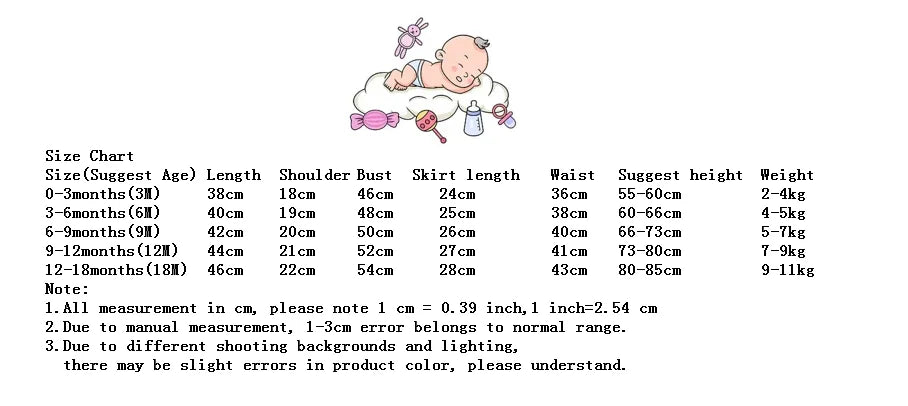 Baby Clothing Set Bodysuits Skirts Hairband 3-Piece Sets for Newborn To 18 Months Cartoon Bear Design for Baby Girls Clothing