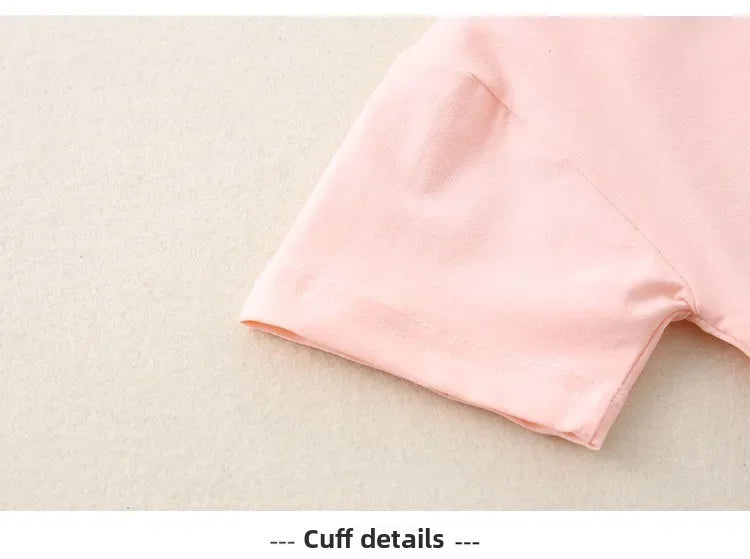 Ropa de verano para bebés, 100 % algodón, ropa fina de manga corta para el verano, ropa para gatear, ropa para niños
